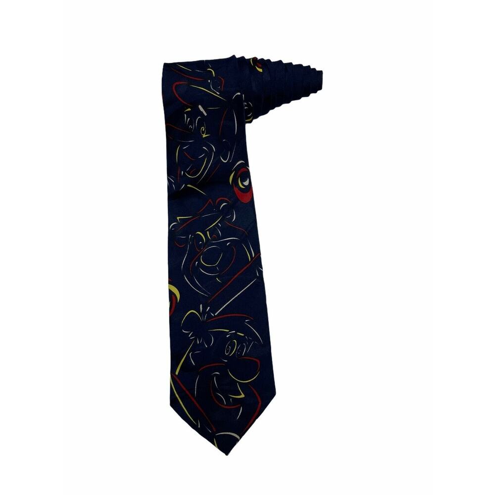 Hanna Barbera Yogi Bear Jetsons Flintstones Scooby Doo Cartoon Novelty Necktie